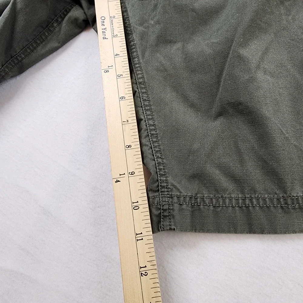 North Face Cargo‎ Shorts Mens Size 40 Olive Green Ripstop Hiking Utility
